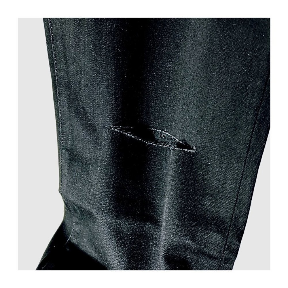 Joe's Jeans Mens Black Mid Rise The Dean Ripped Knees Taper Leg Jeans Sz 36 New - Picture 8 of 14